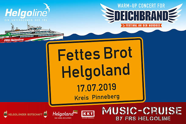 Announcement music cruise 2019 with "Fettes Brot"